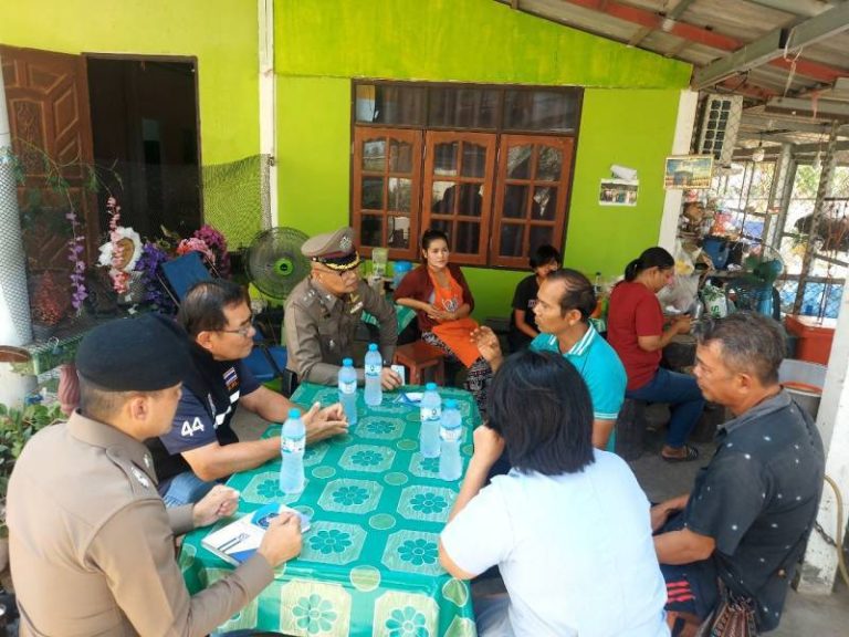 แก้ไขปัญหาให้กับประชาชน ผู้ป่วยจิตเวช(จากการใช้สารเสพติด) หมู่ที่ 13 ต.ดอนเกาะกาฯ