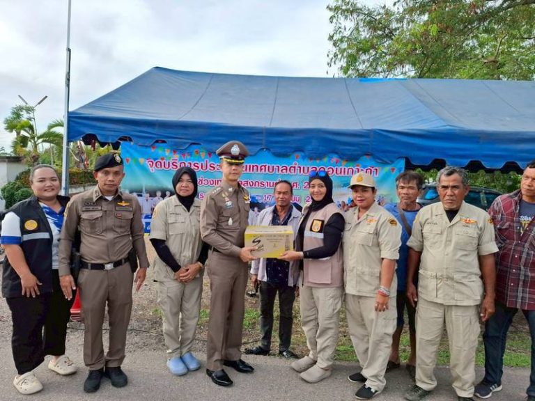 กิจกรรมรณรงค์การขับขี่ปลอดภัยสวมหมวกนิรภัยให้กับประชาชนผู้ใช้รถใช้ถนน ช่วงเทศกาลสงกรานต์ 2568